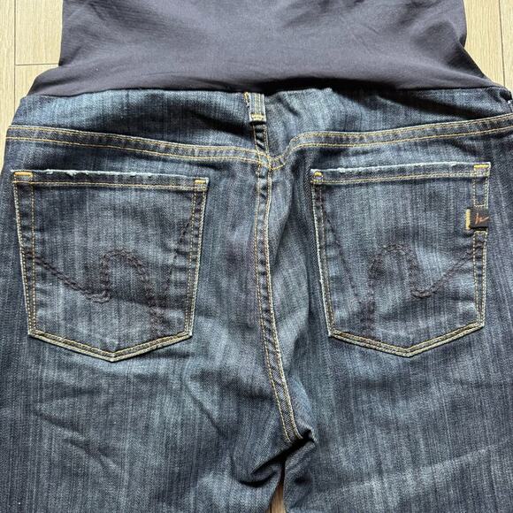 Citizens Of Humanity Dark Blue Straight Leg Jeans - Picture 10 of 14